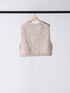 MIX HAND KNIT VEST /Y254-91117